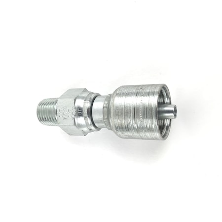 Eaton Fitting, Hyd, Weathergrip, Male Pipe Swivel, 1/4-18 Thread, -04 Hose, 2.54 Lng 04Z-J04